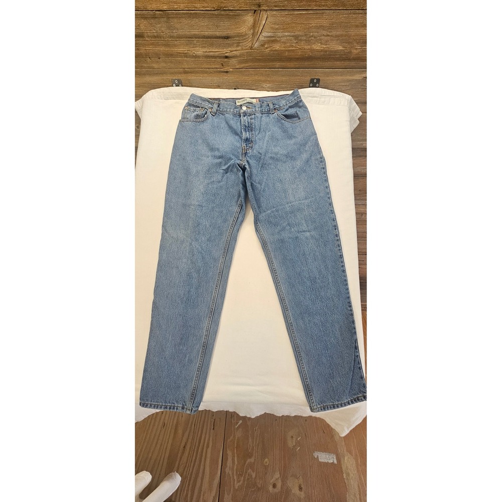 Vtg. Levis 550 Relaxed Tapered Jeans Womens 16L Med. Wash Blue Denim High Rise